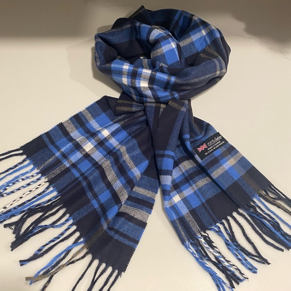 ✨SOLD OUT!✨NEW✨SALE✨UNISEX✨5⭐️ BOUTIQUE CHIC LUXURY 100% CASHMERE CLASSIC SCARF - Picture 3 of 12